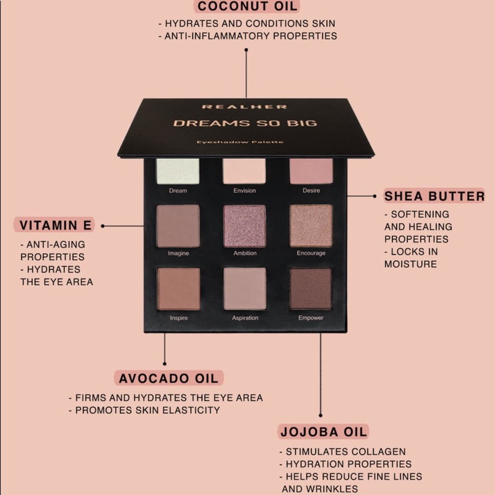 RealHer Dreams So Big eyeshadow palette